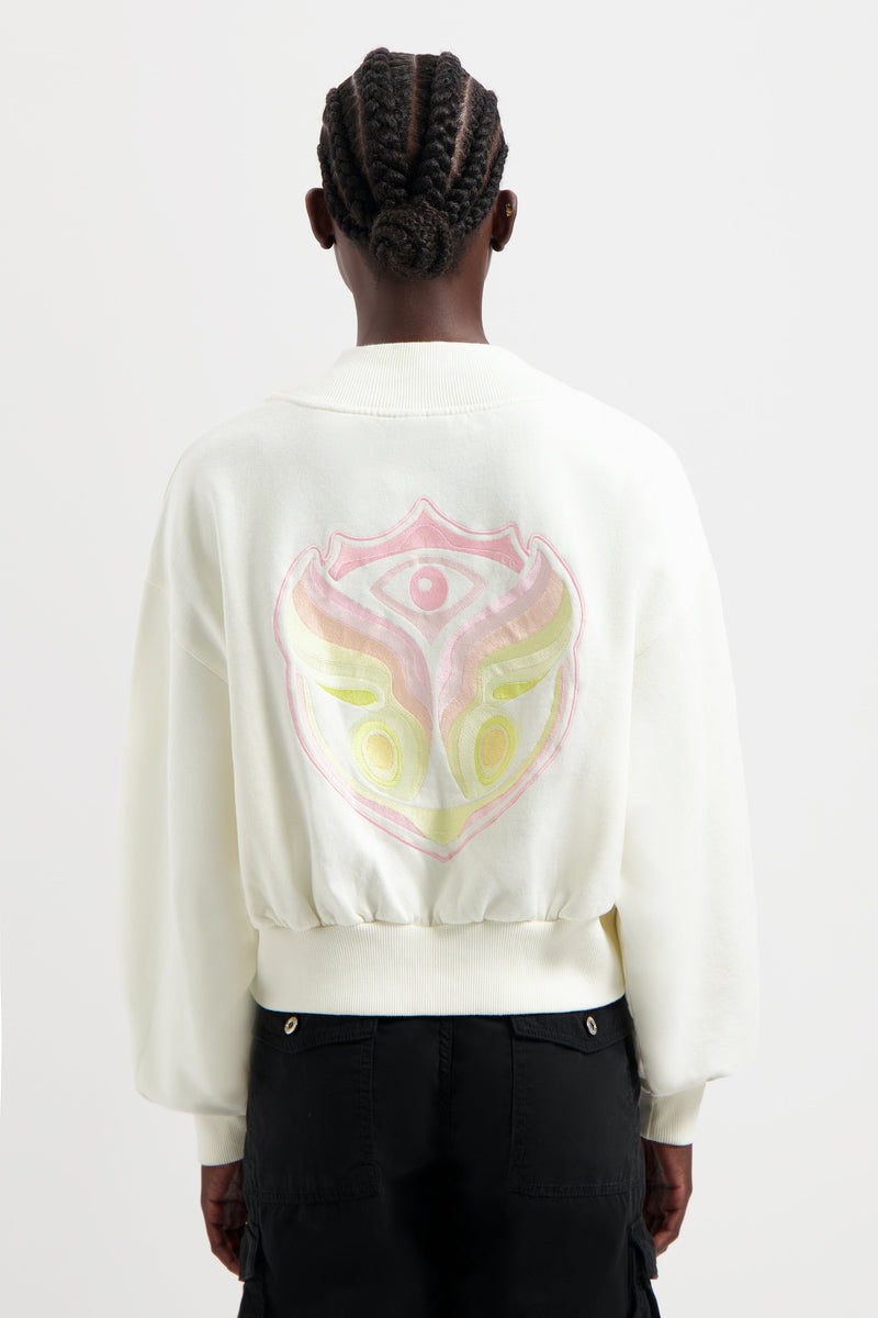 FUSION RAINBOW SWEATSHIRT WOMEN WHITE