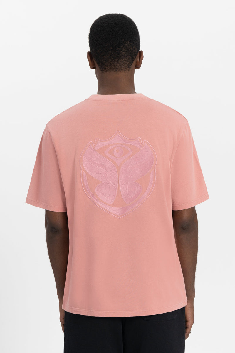 GRAPHICON BACK TSHIRT MEN WASHED PINK
