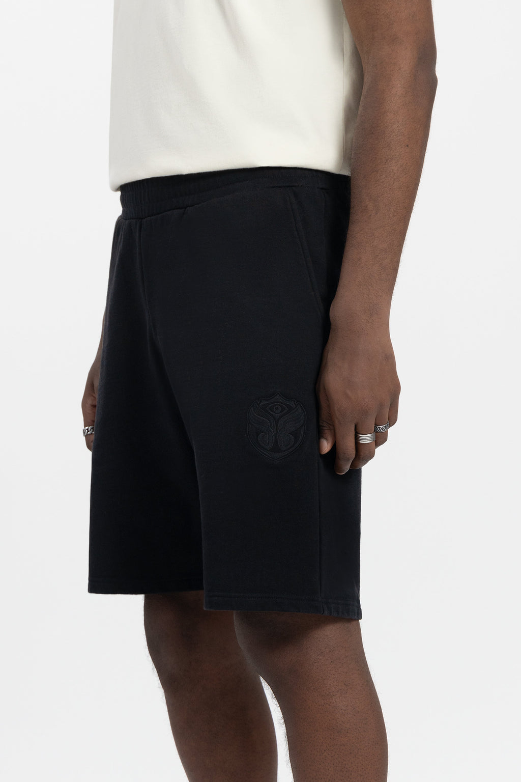 GRAPHICON FRONT SHORTS MEN WASHED BLACK