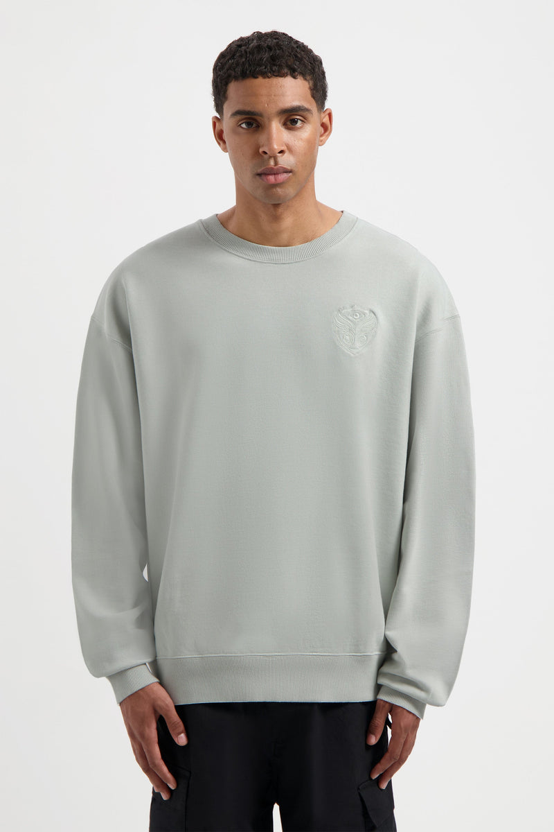 GRAPHICON FRONT SWEATSHIRT MEN LIGHT BLUE