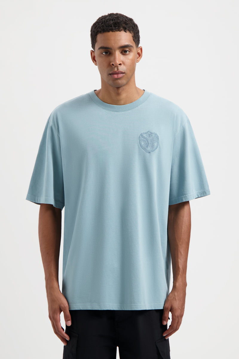 GRAPHICON FRONT TSHIRT MEN LIGHT BLUE