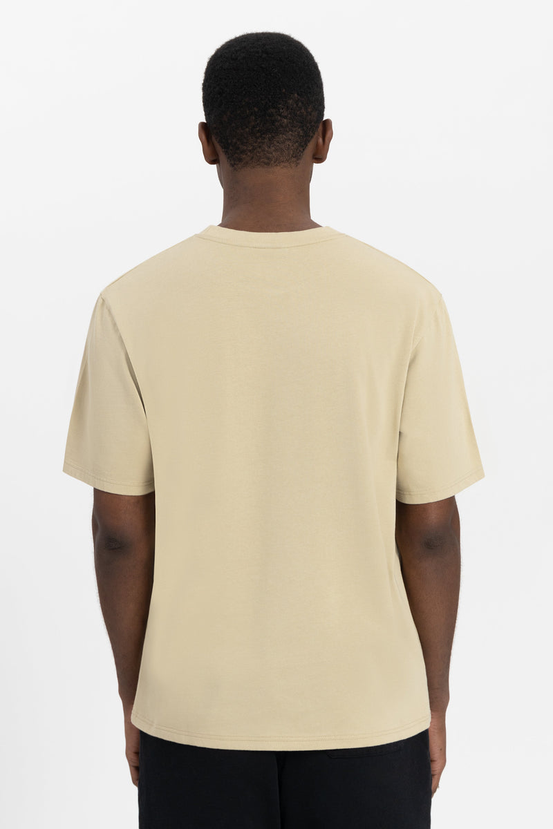 GRAPHICON FRONT TSHIRT MEN WASHED SAND