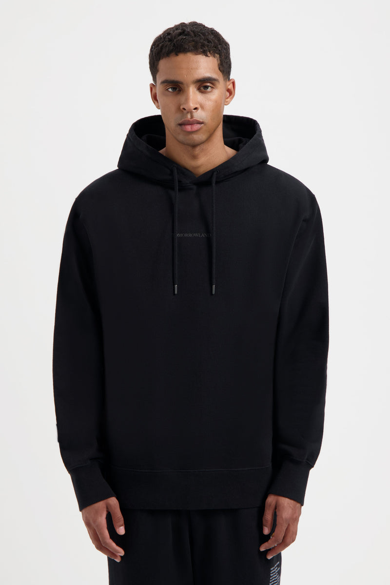 GRAPHICON BACK HOODIE MEN BLACK