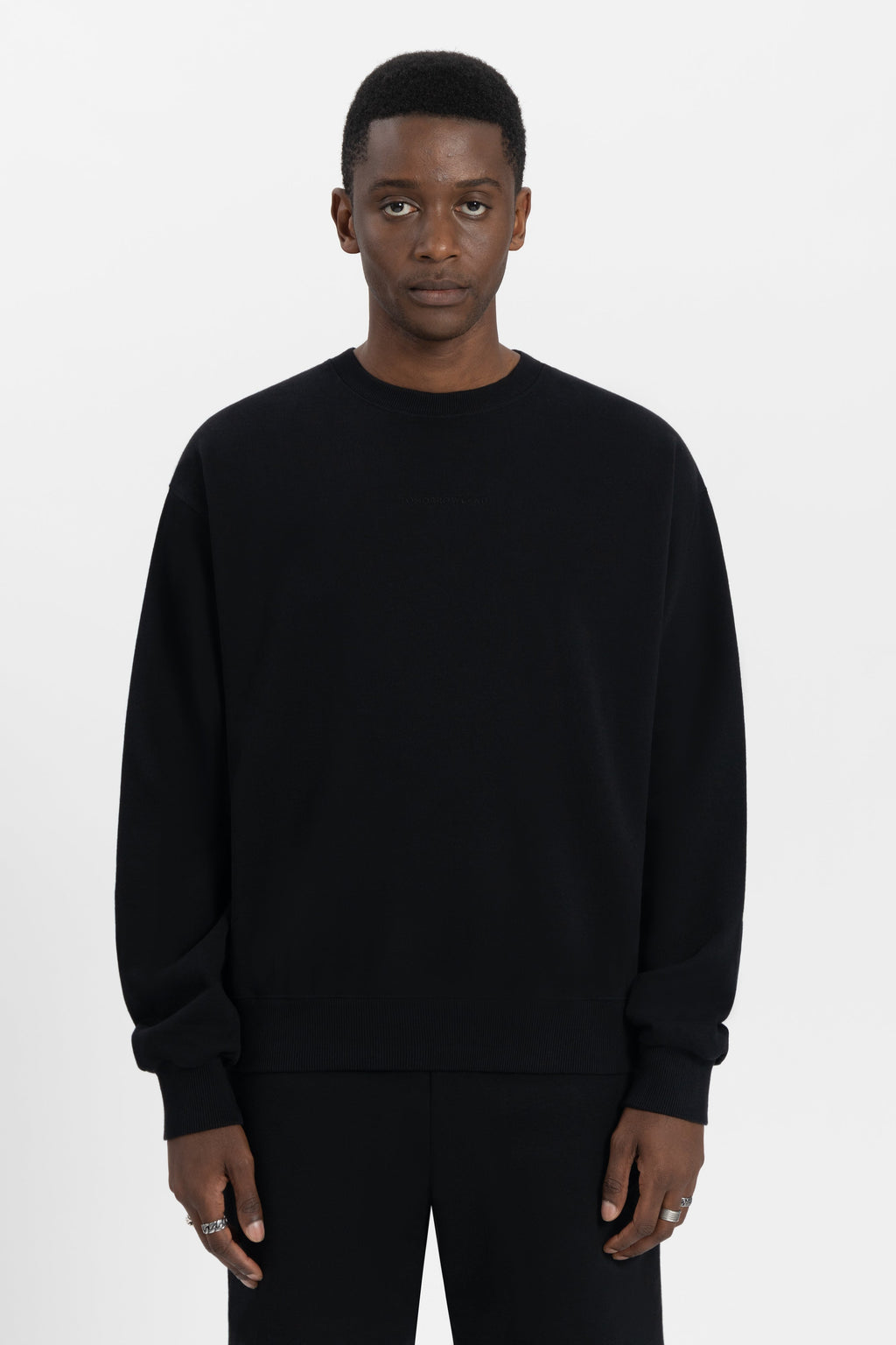 GRAPHICON BACK SWEATSHIRT MEN BLACK