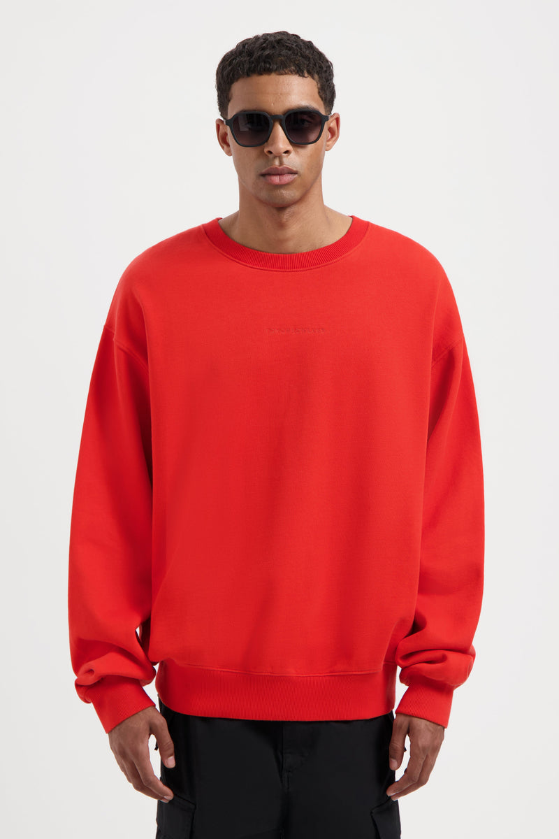 GRAPHICON BACK SWEATSHIRT MEN RED
