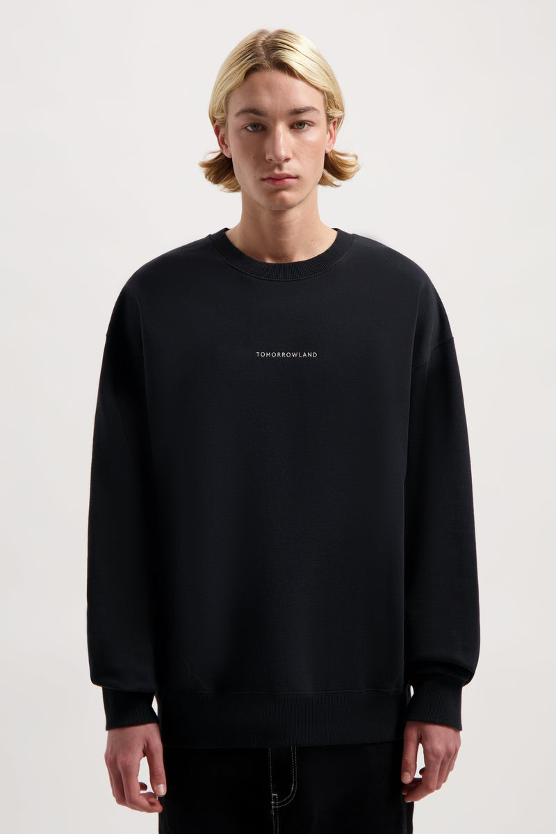 HAPPICON THUMBS UP SWEATSHIRT MEN BLACK
