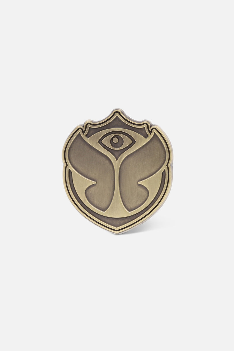 LIBRARY ICON MAGNET GOLD