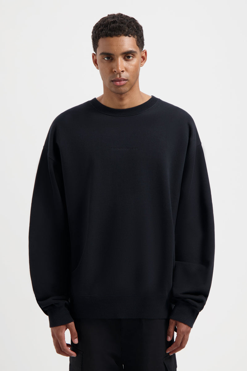 LIBRARY LIVE BACK SWEATSHIRT MEN BLACK