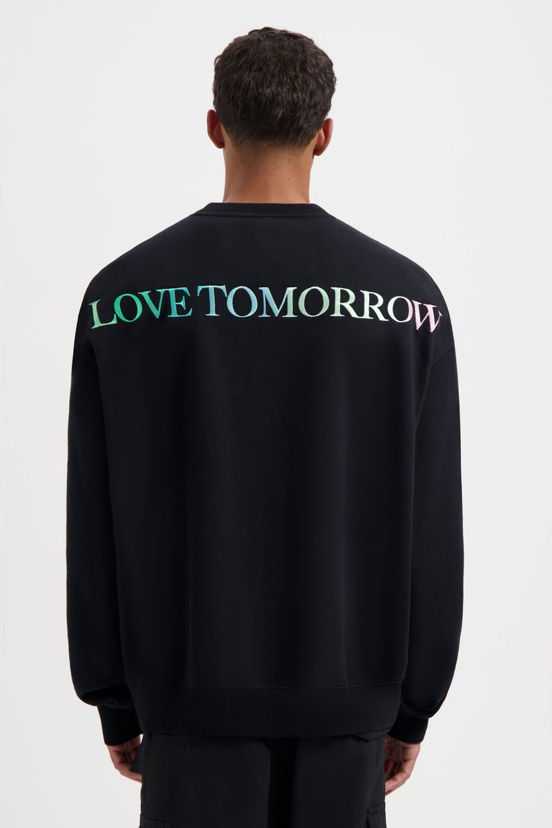 LOVE SWEATSHIRT MEN BLACK