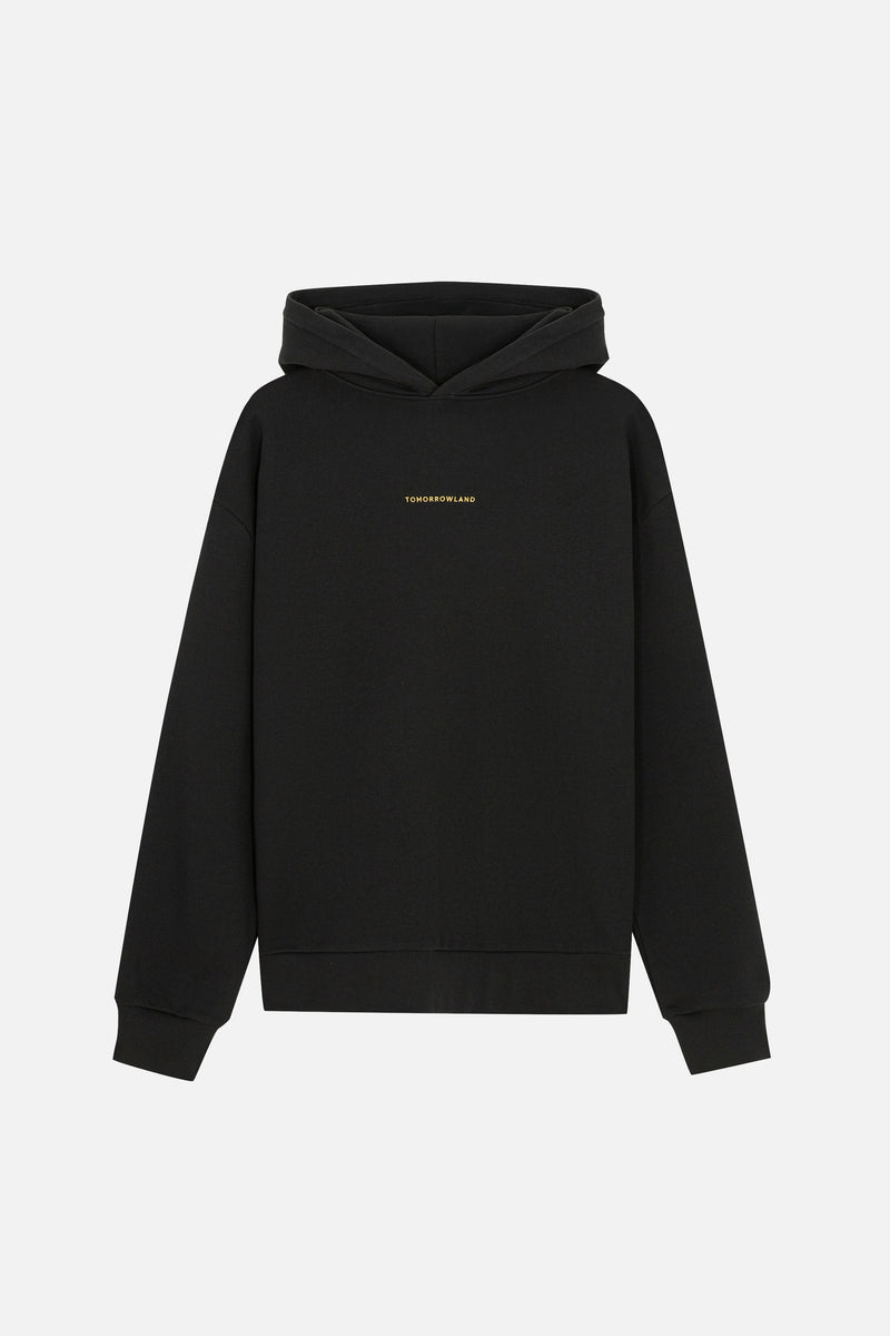 PAPERWORLD SEED OF LIFE HOODIE MEN BLACK