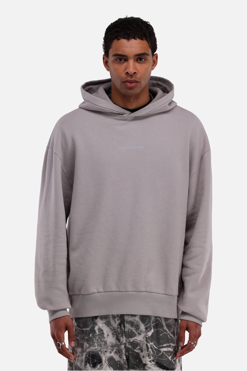 SHADOW FUSION BLUE HOODIE MEN GREY
