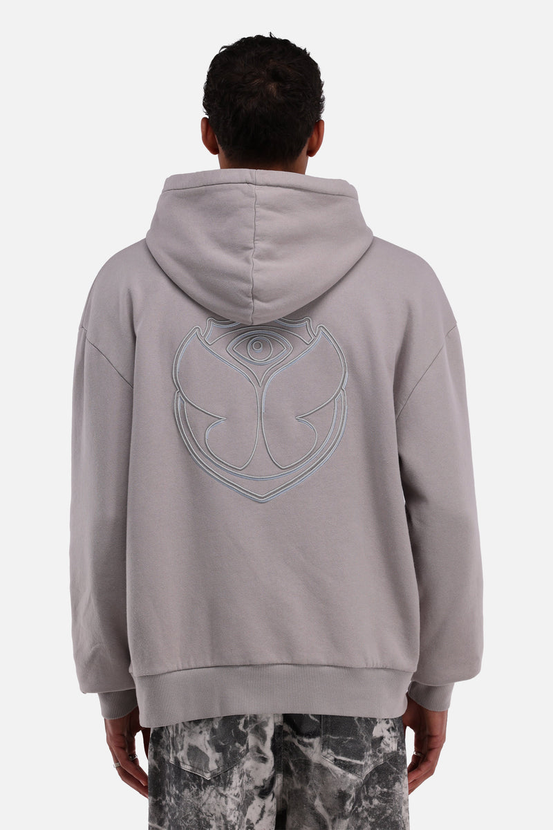 SHADOW FUSION BLUE HOODIE MEN GREY