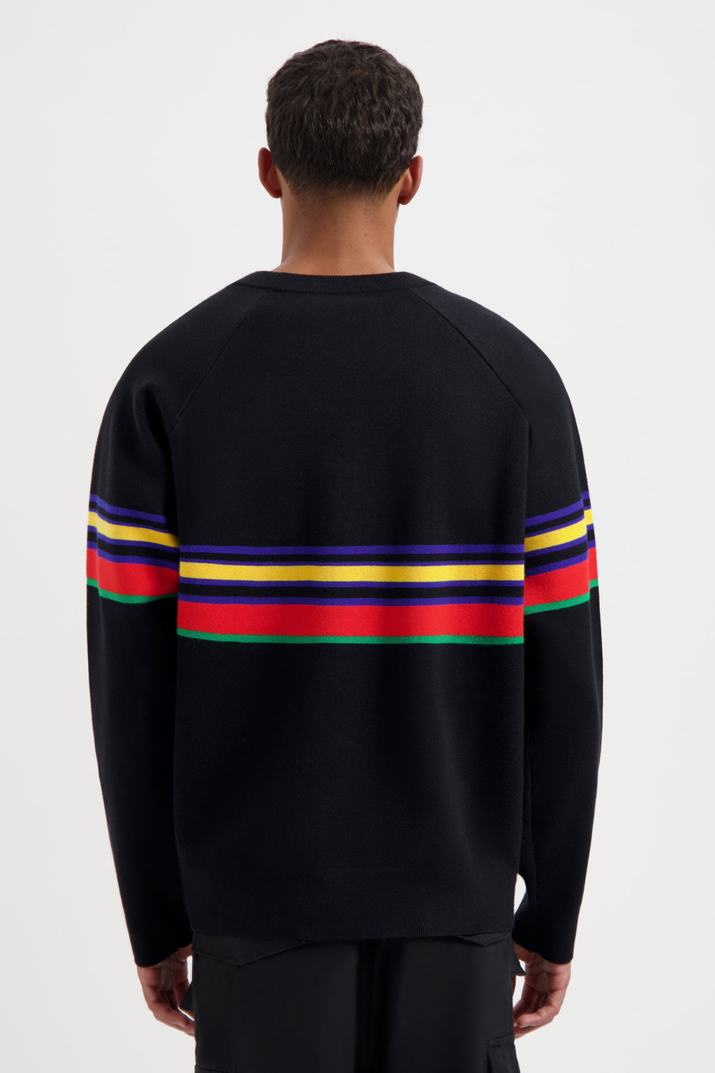 TOMORROWLAND KNITTED SWEATER MEN BLACK