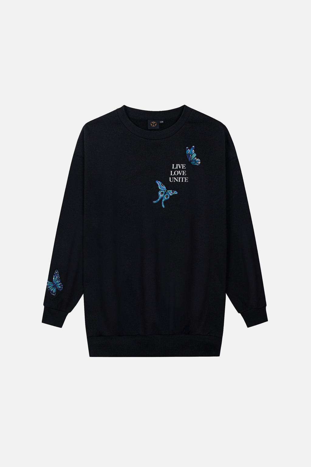 STAIRWAY BUTTERLFY SWEATSHIRT WOMEN BLACK