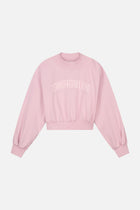 TML FRONT EMBRO SWEATSHIRT WOMEN PINK