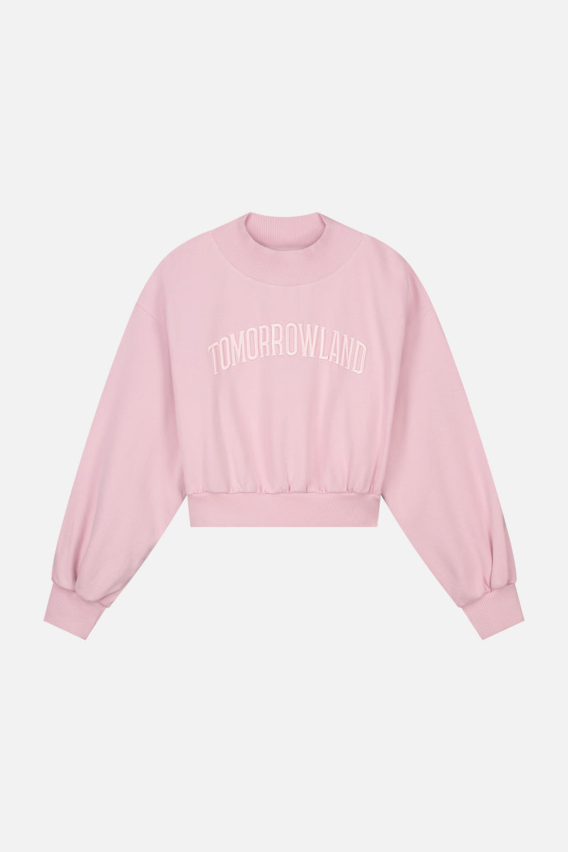 TML FRONT EMBRO SWEATSHIRT WOMEN PINK