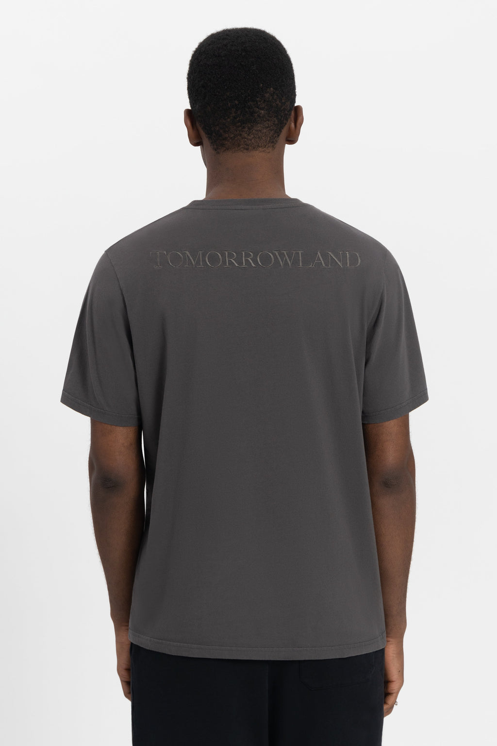 TOMORROWLAND BACK TSHIRT MEN WASHED BLACK