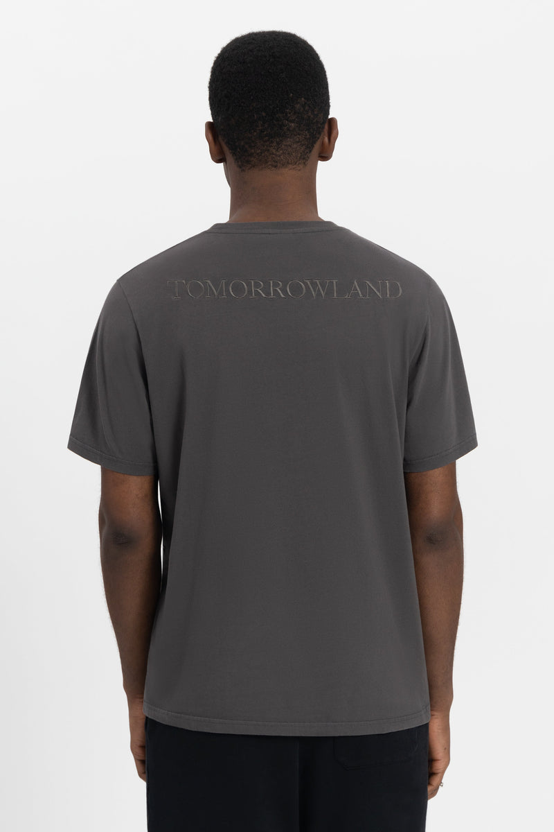 TOMORROWLAND BACK TSHIRT MEN WASHED BLACK