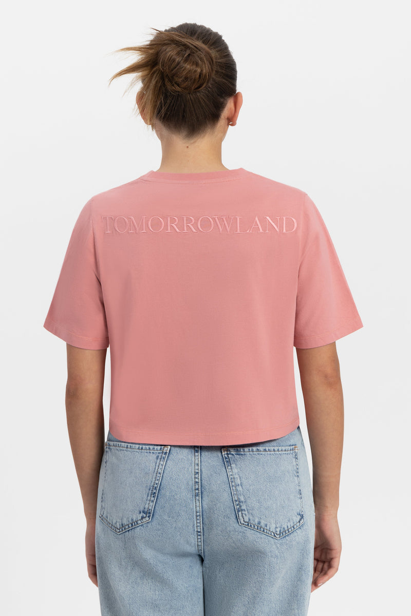 TOMORROWLAND BACK TSHIRT WOMEN WASHED PINK