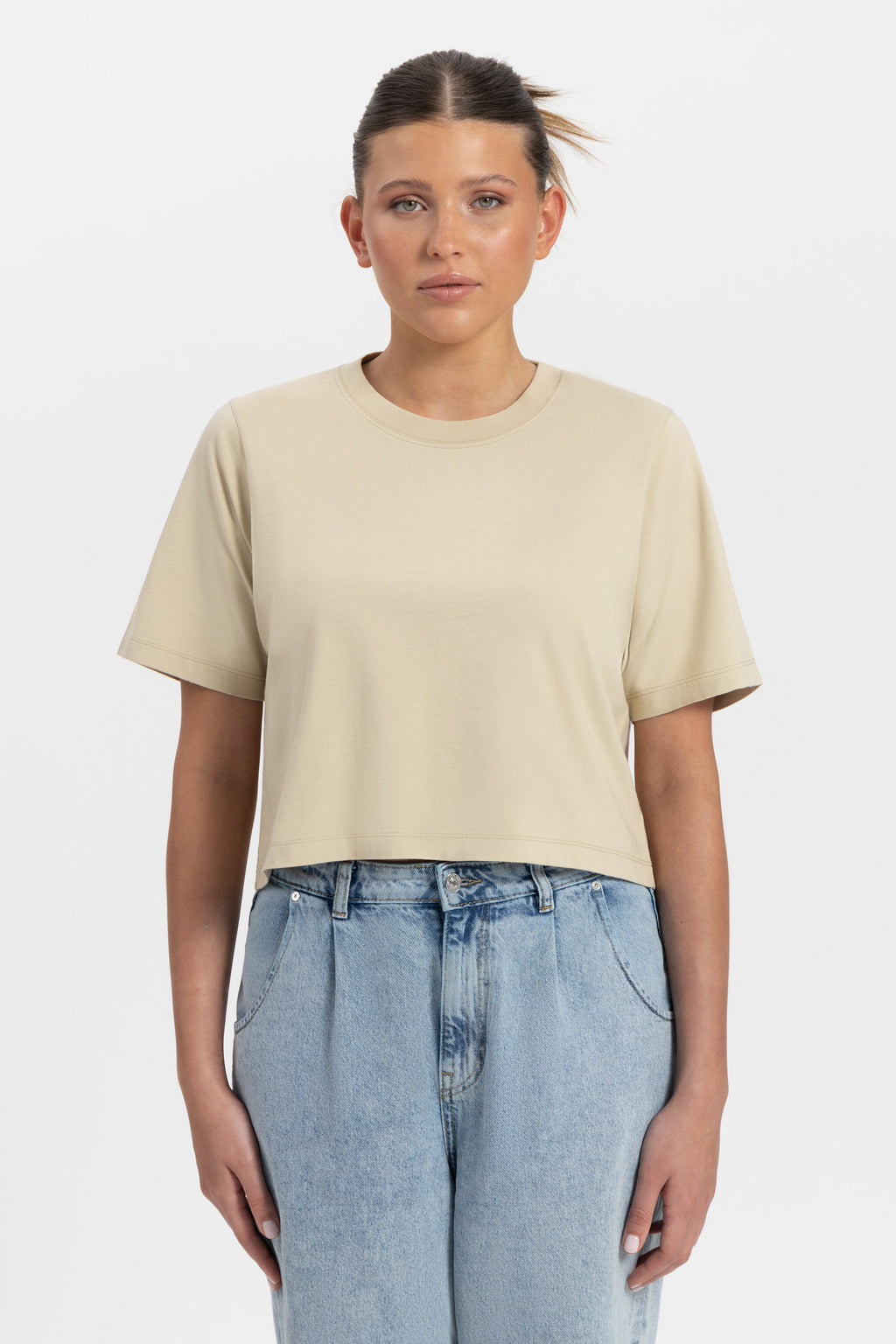 TOMORROWLAND BACK TSHIRT WOMEN WASHED SAND
