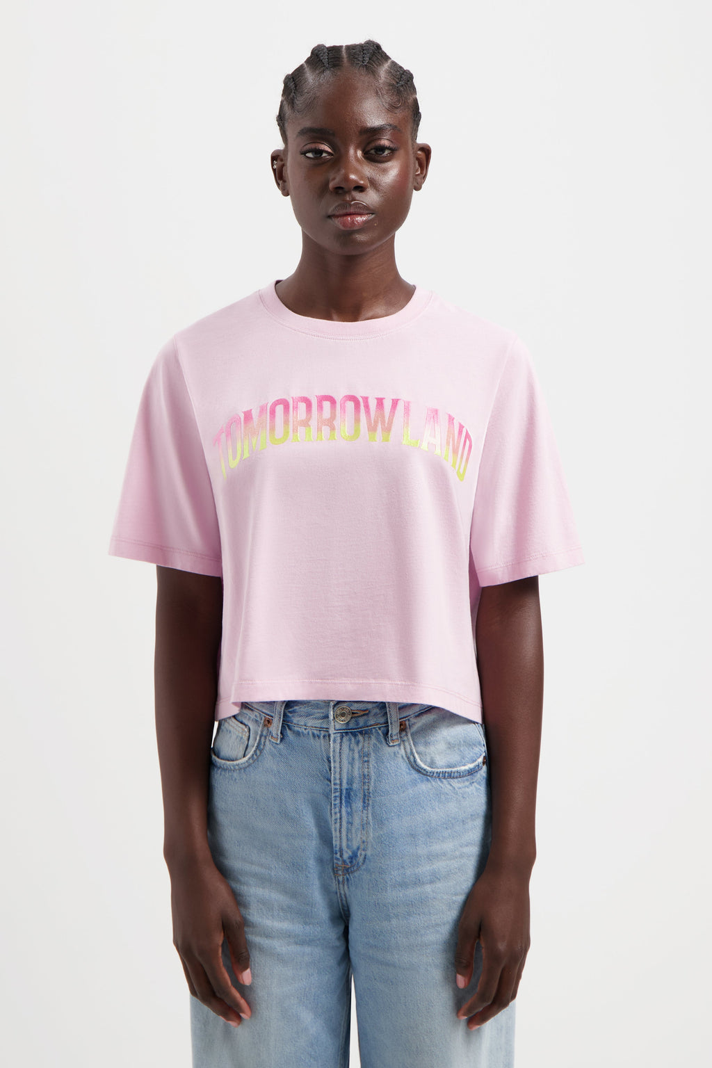 TML FRONT EMBRO TSHIRT WOMEN PINK