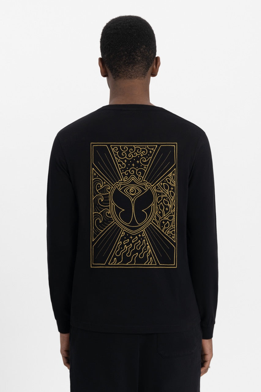 UNITY FLAG BACK LONGSLEEVE MEN BLACK