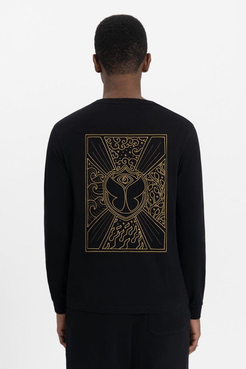 UNITY FLAG BACK LONGSLEEVE MEN BLACK