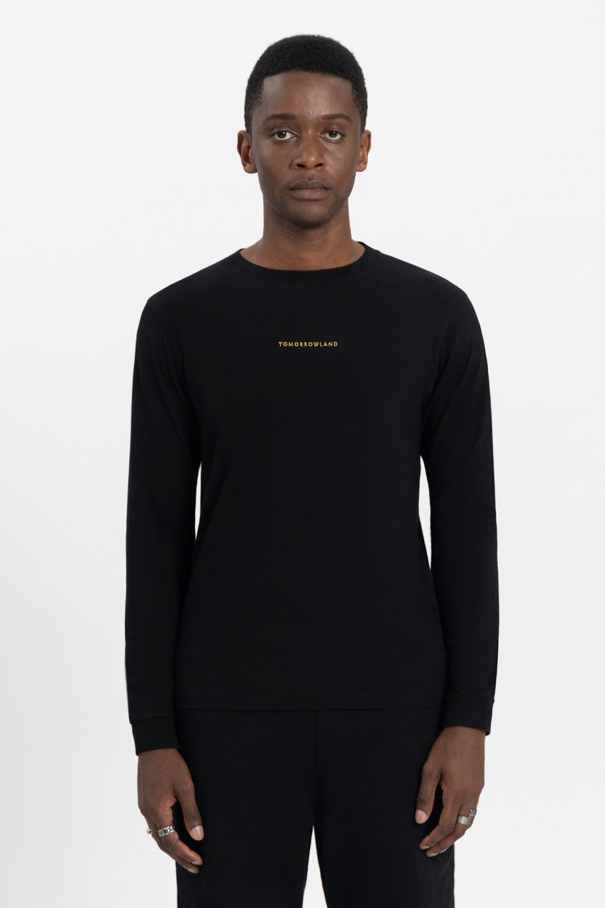 UNITY FLAG BACK LONGSLEEVE MEN BLACK