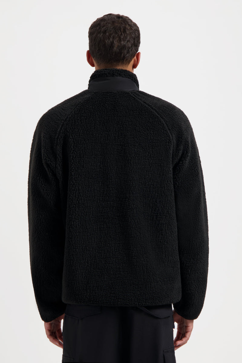 UNITY TEDDY JACKET MEN BLACK