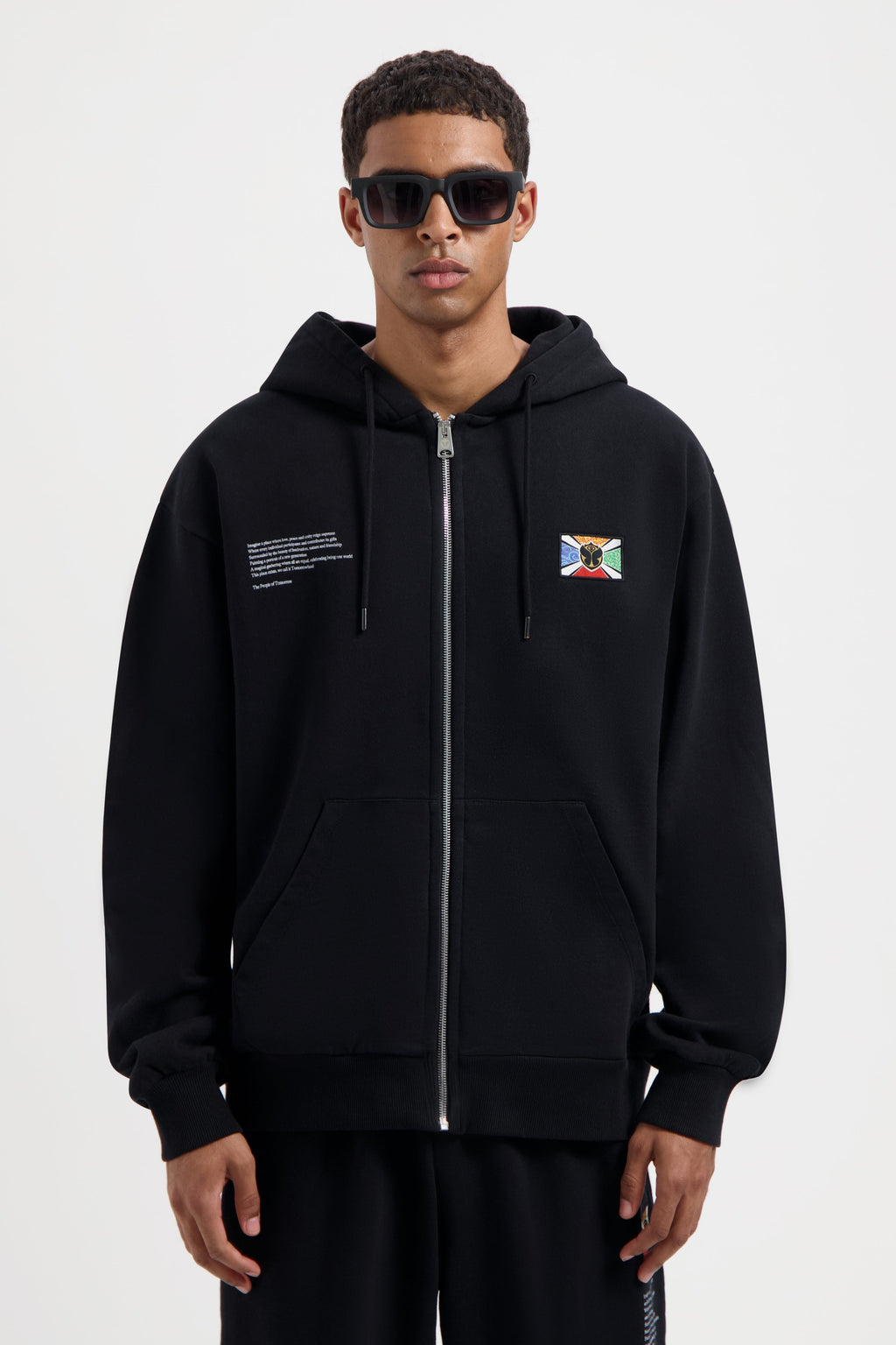 UNITY ZIP HOODIE MEN BLACK