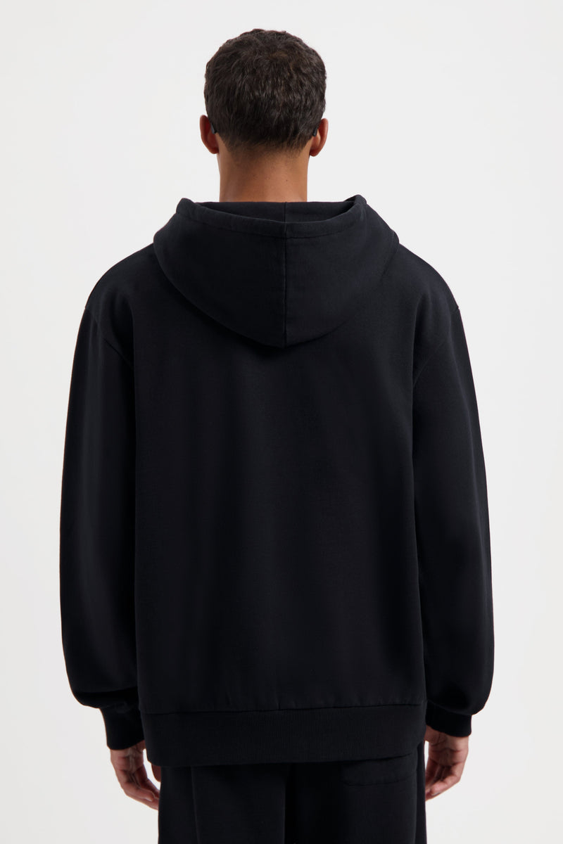 UNITY ZIP HOODIE MEN BLACK