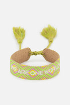 WE ARE ONE WOVEN BRACELET WOMEN MULTICOLOR