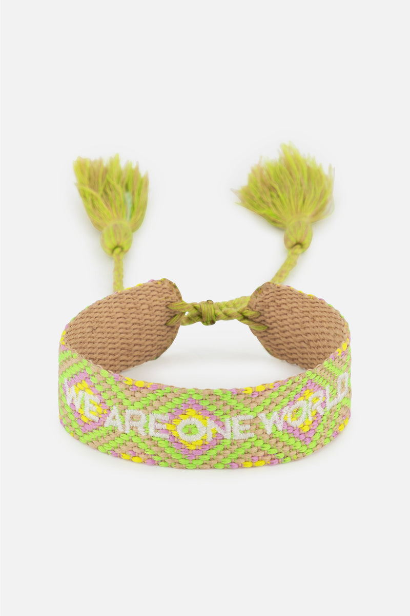 WE ARE ONE WOVEN BRACELET WOMEN MULTICOLOR