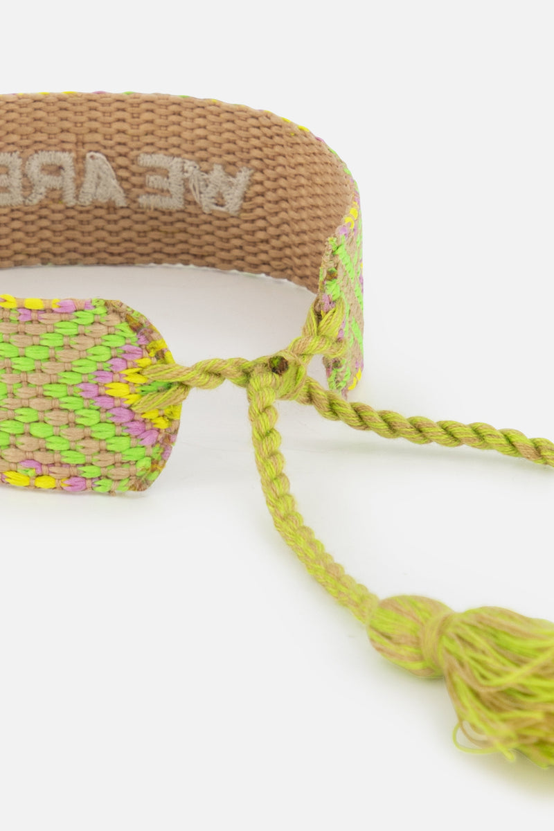 WE ARE ONE WOVEN BRACELET WOMEN MULTICOLOR