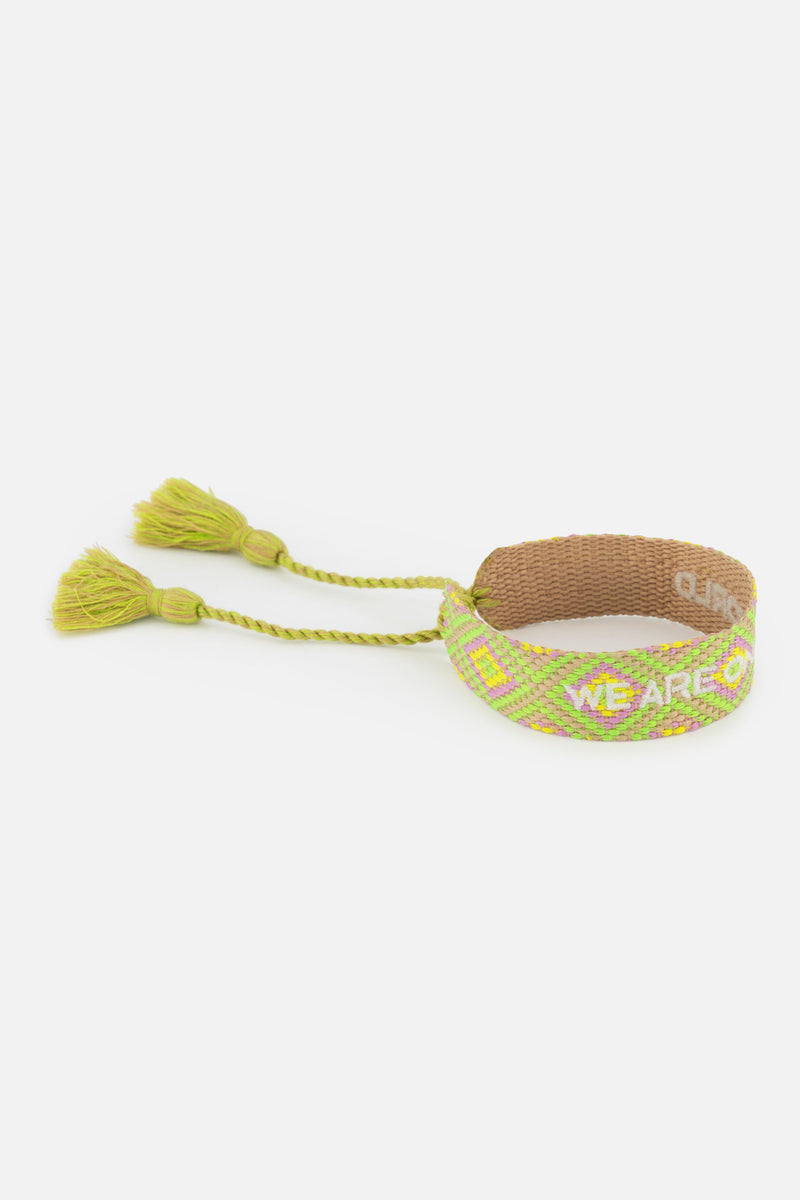 WE ARE ONE WOVEN BRACELET WOMEN MULTICOLOR